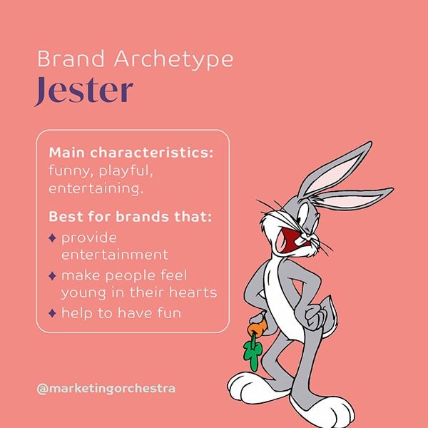 Marketing Orchestra 12 brand archetypes Jester