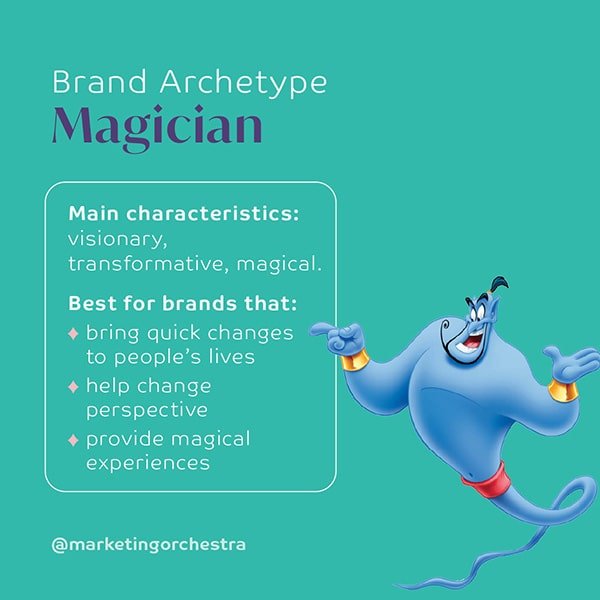 Marketing Orchestra 12 brand archetypes Magician